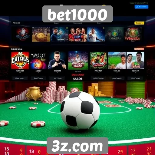 Plataforma bet1000 oferece diversidade em jogos de azar